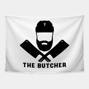 Anaheim Ducks Radko Gudas The Butcher Black Font Tapestry