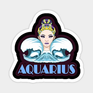 Aquarius horoscope sign Magnet