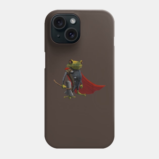 Frog Thor Phone Case by CG Fan Art