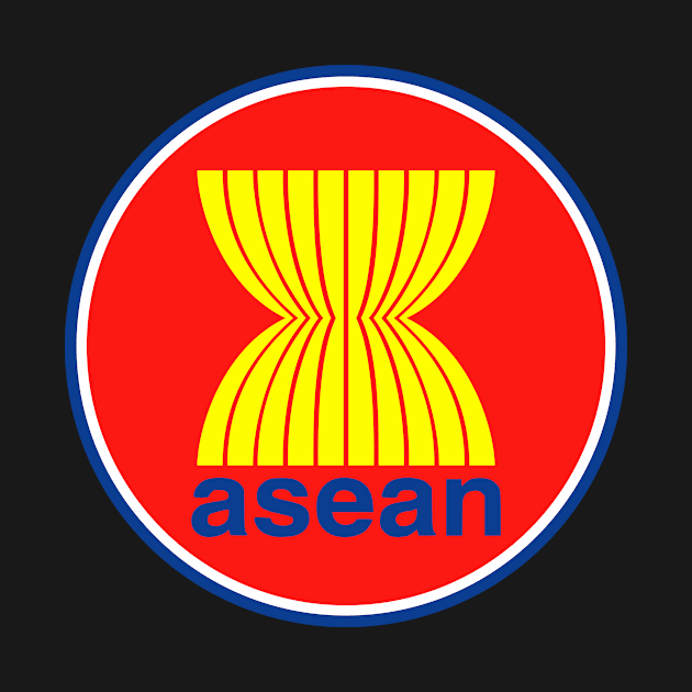 Seal of The Association of Southeast Asian Nations (ASEAN) by Flags of the World