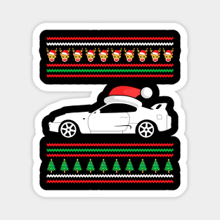 JDM Race Car Ugly Christmas Car Magnet