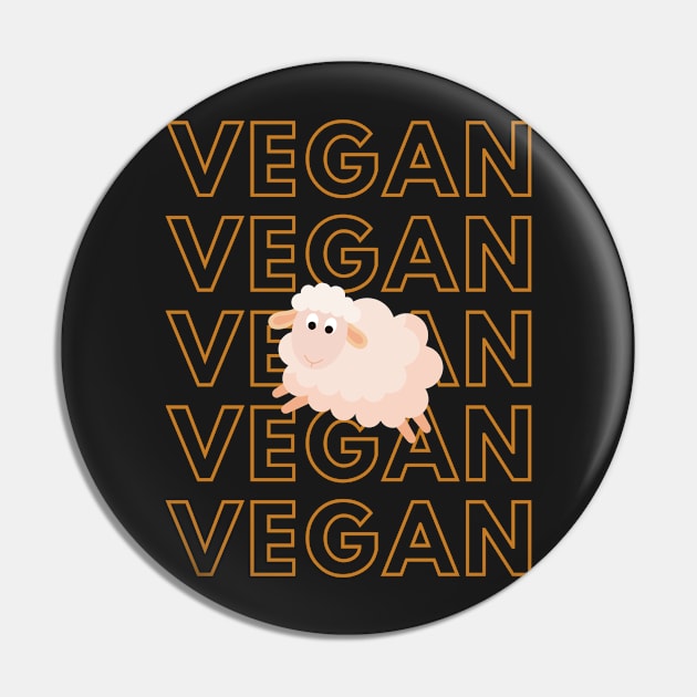 Vegan cute sheep Pin by jeune98