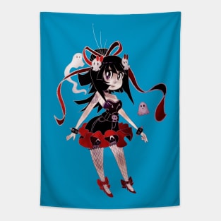 Cute Gothic Girl Tapestry