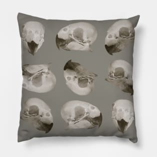 Parrot Skull Pattern Pillow