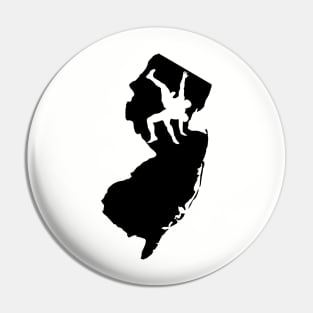 New Jersey Wrestling Pin