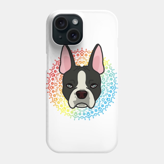 Zen Boston Terrier Phone Case by Anna.Moore.Art