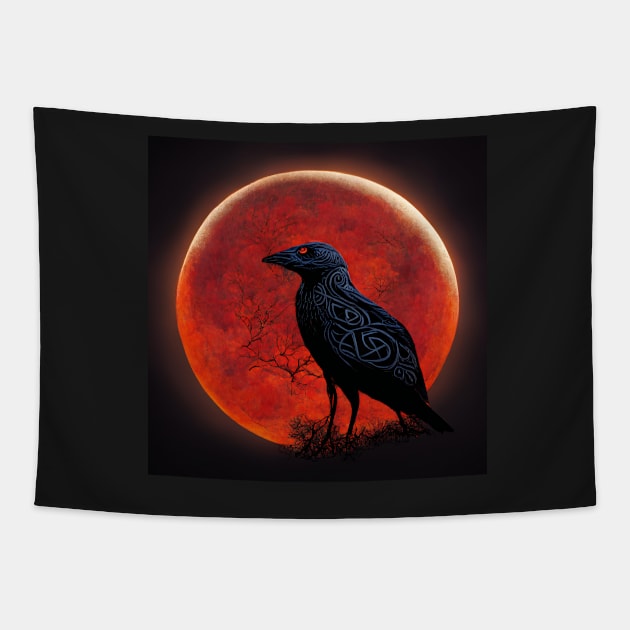 Celtic Raven Tapestry by JonHerrera