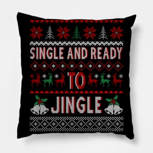 Single and ready to Jingle Pillow