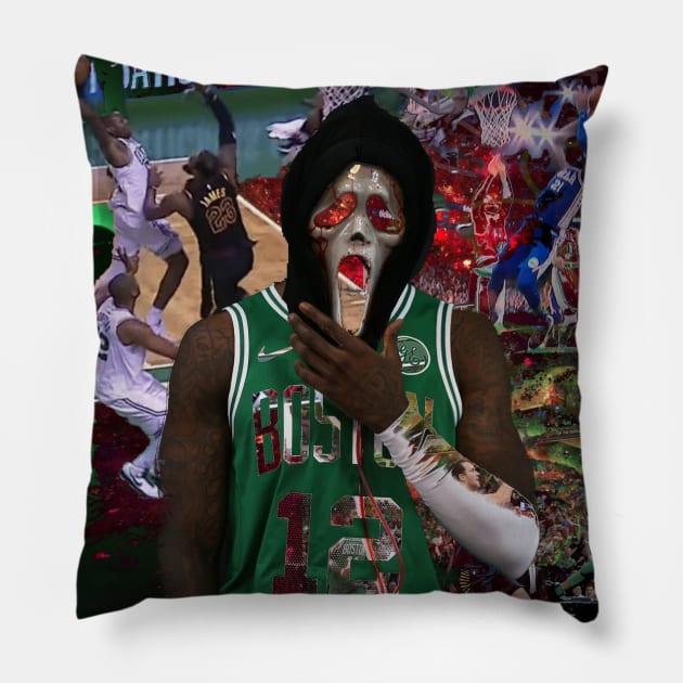 ScaryTerryMural Pillow by LennyBiased