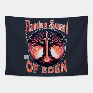 Flaming Sword Of Eden Tapestry