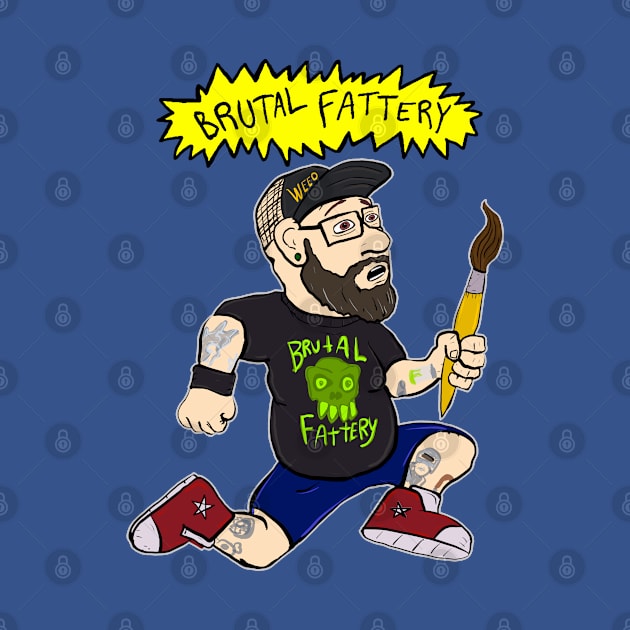 Brutal Fattery Paintbrush Man by Brutal Fattery