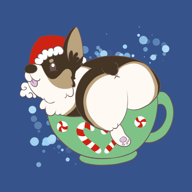 Peppermint Mocha Pup by SharpieSam