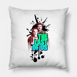 the last of us tv series " TLOU " tshirt sticker etc. design by ironpalette Pillow