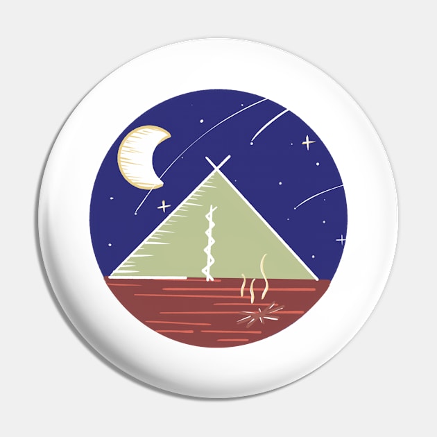 Camping Under the Stars / Nature Camping Trip Pin by nathalieaynie