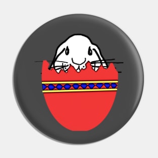 Easter bunny in egg Pin