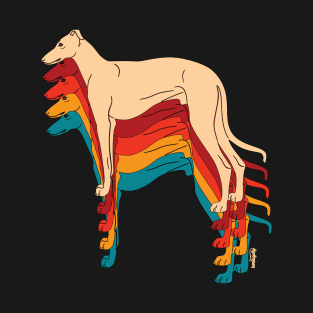 Retro Labrador dog T-Shirt