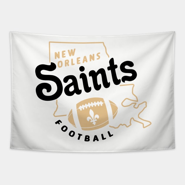 New Orleans Saints Football Tapestry by luckybengal