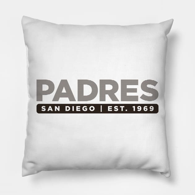 Padres #1 Pillow by HooPet