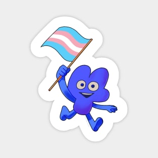 Trans Rights Pride Flag Four! Magnet