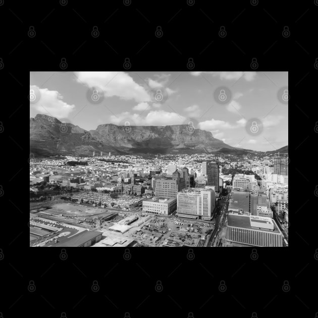 Vintage Cityscape Capetown South Africa by In Memory of Jerry Frank