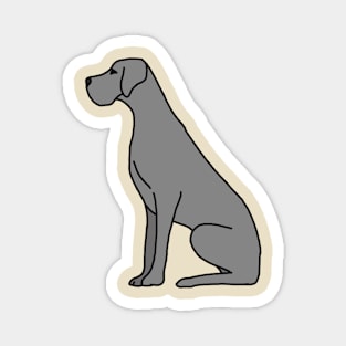 great dane pocket tee Magnet