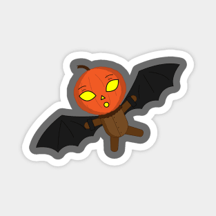 Pumpkin bat Magnet