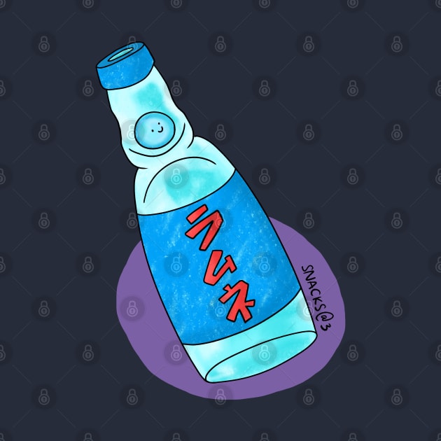 A bottle of Ramune by Snacks At 3