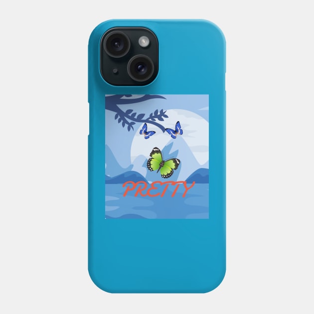 amazing butterflies design Phone Case by SMILECHOP