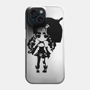 Oracle (Imperial) minimal silhouette white Phone Case