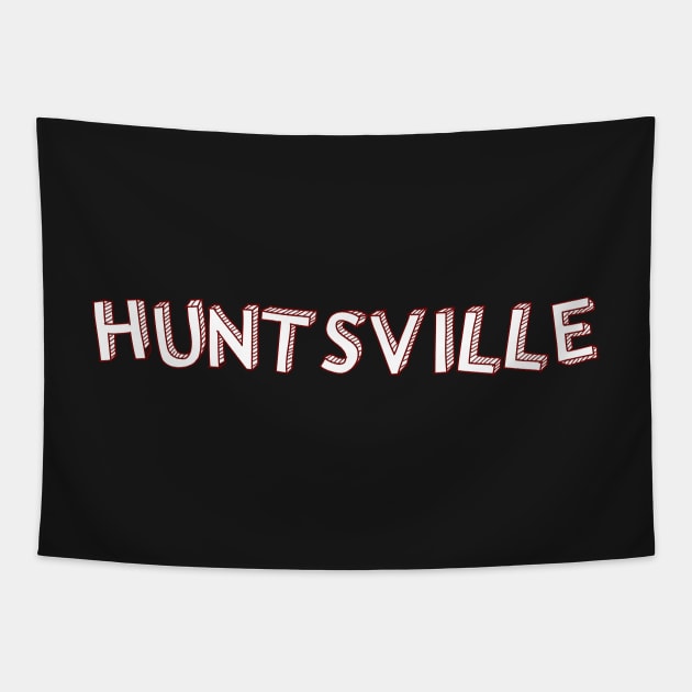 Huntsville Text Tapestry by zsonn