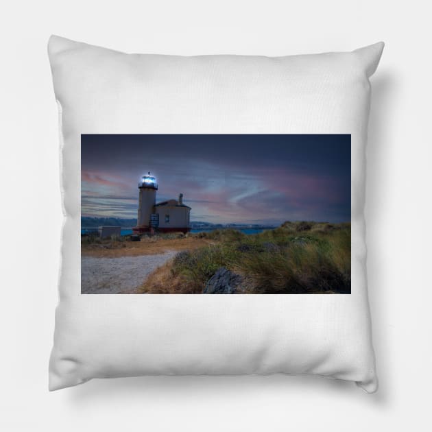 Coquille River Lighthouse Pillow by zigzagr63