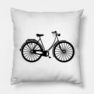 Vintage Road Bicycle From 70s Women’s Pillow