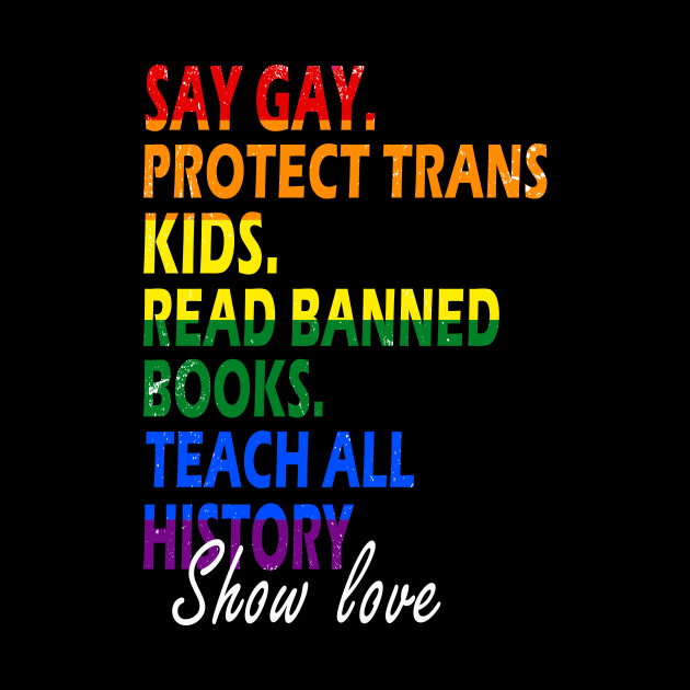 say gay protect trans kids read books by marisamegan8av