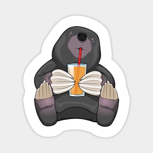 Mole Juice Drinking straw Magnet