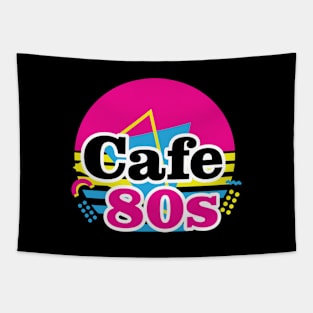 Cafe 80s Retro Tapestry