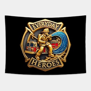 The Heroic Fireman Tapestry