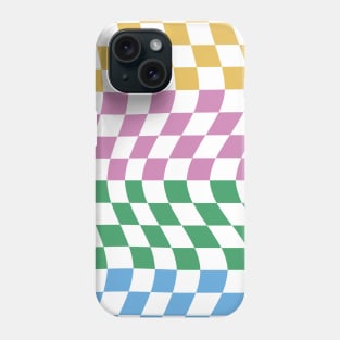 Colorful Checkerboard Pattern 1 Phone Case