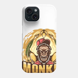 monkey and banana Phone Case