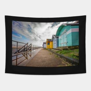 Cromer beach huts, Norfolk coast Tapestry