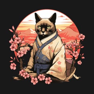 Siamese Cat Ninja T-Shirt