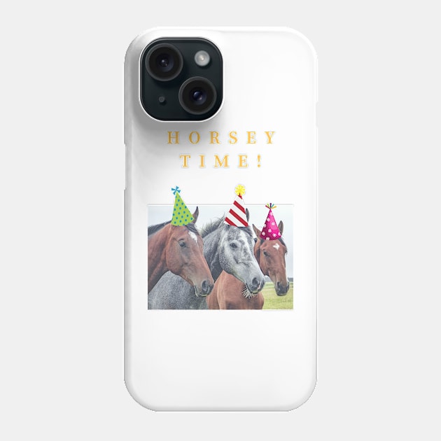 Horsey Time--for Horse Lovers Phone Case by Prairie Ridge Designs