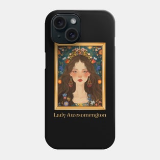 Lady Awesomengton  - Beautiful Girl Phone Case