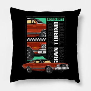 American V8 Torino Car Pillow