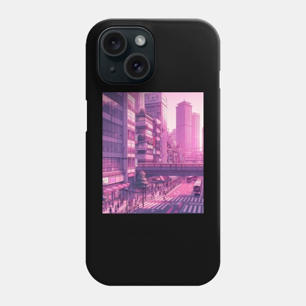 Tokyo Street Phone Case by AnimeVision