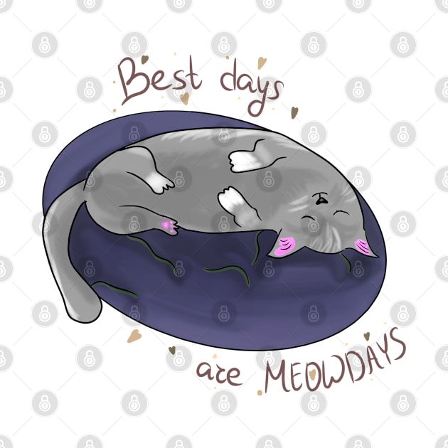 Best days are meowdays by Antiope