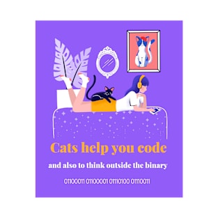 Cats help you code T-Shirt