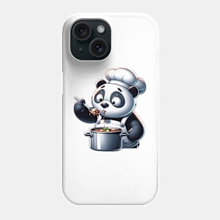 hef Panda - Culinary Maestro - Adorable Cooking Panda Shirt Phone Case