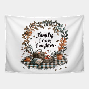 Family, Love, Laughter Tapestry