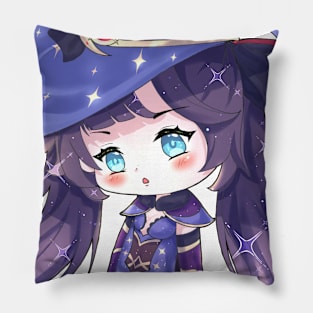 Chibi Mona Genshin Impact Pillow