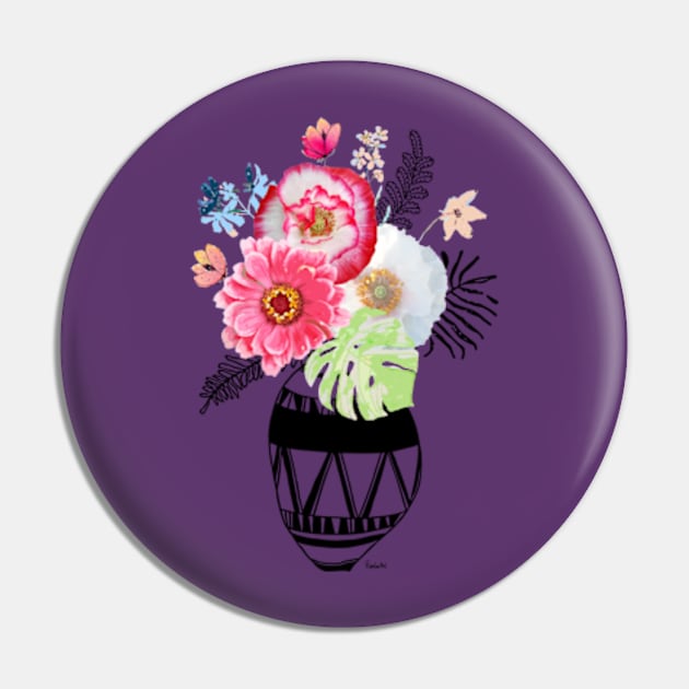 Vase with flowers Pin by RanitasArt